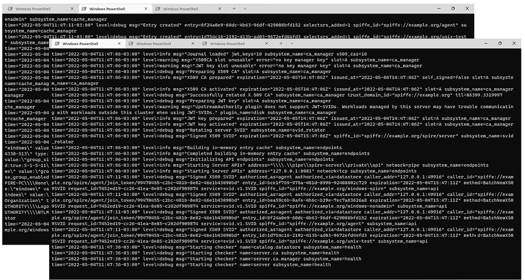 SPIRE running on Windows